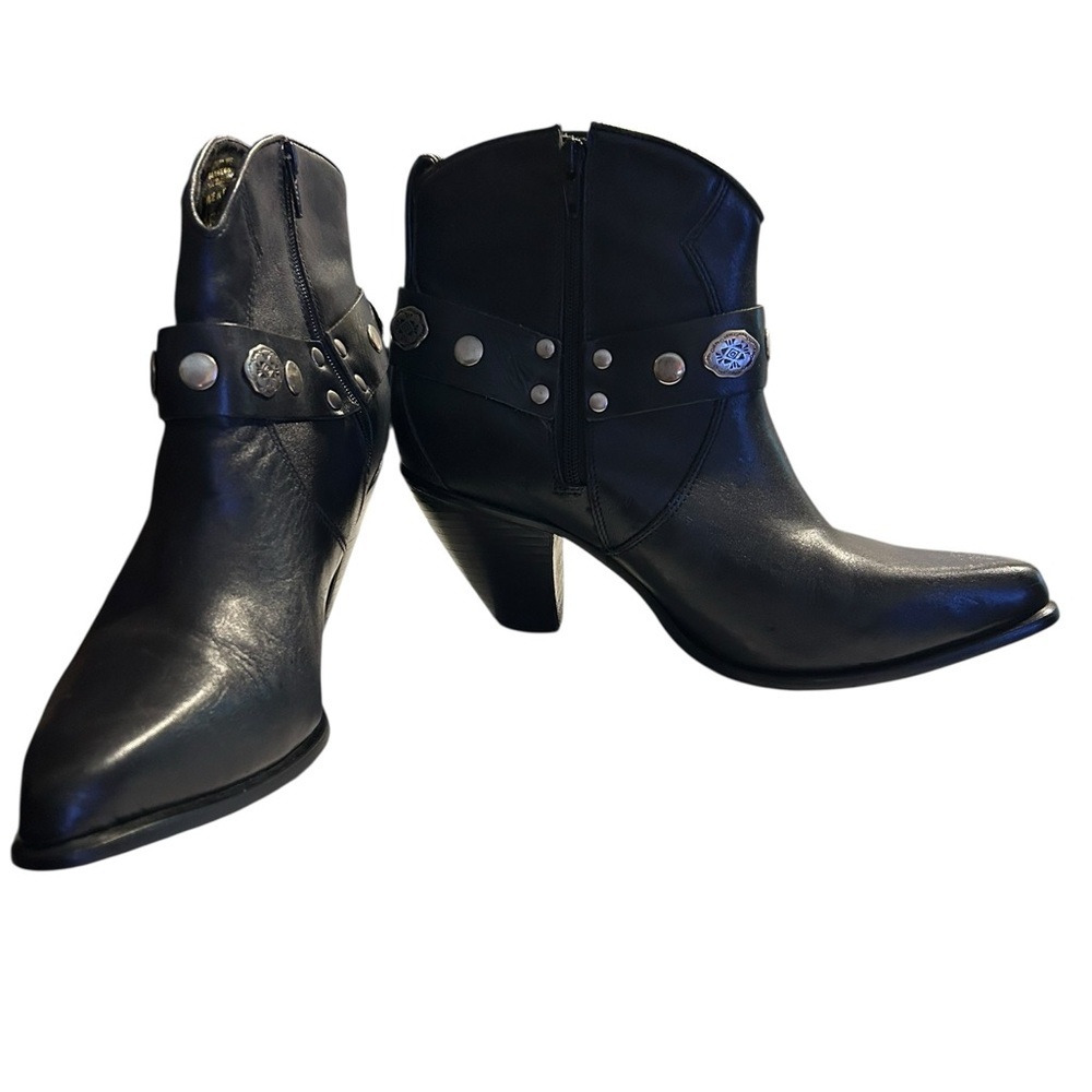 Durango Women’s Black Size 7.5M Harness Boot - Motorcycle Western